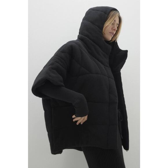 Naked Cashmere Patti Cashmere Puffer Jacket Black - M/L - Picture 1 of 8